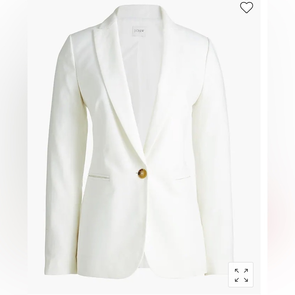 J Crew Linen-cotton blend Holland blazer AL222